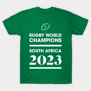 South Africa 2023 Rugby World Champions T-Shirt